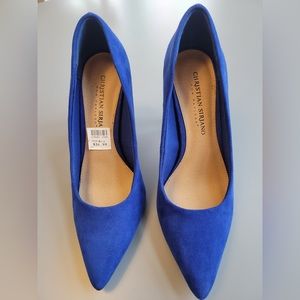 NWOB Blue Pointed Toe Heels - Size 6.5